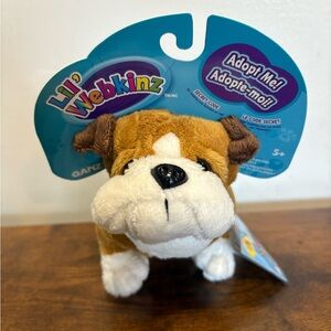 NWT GANZ Webkinz Lil’Kinz Bulldog HS126 *Sealed Unused Code*